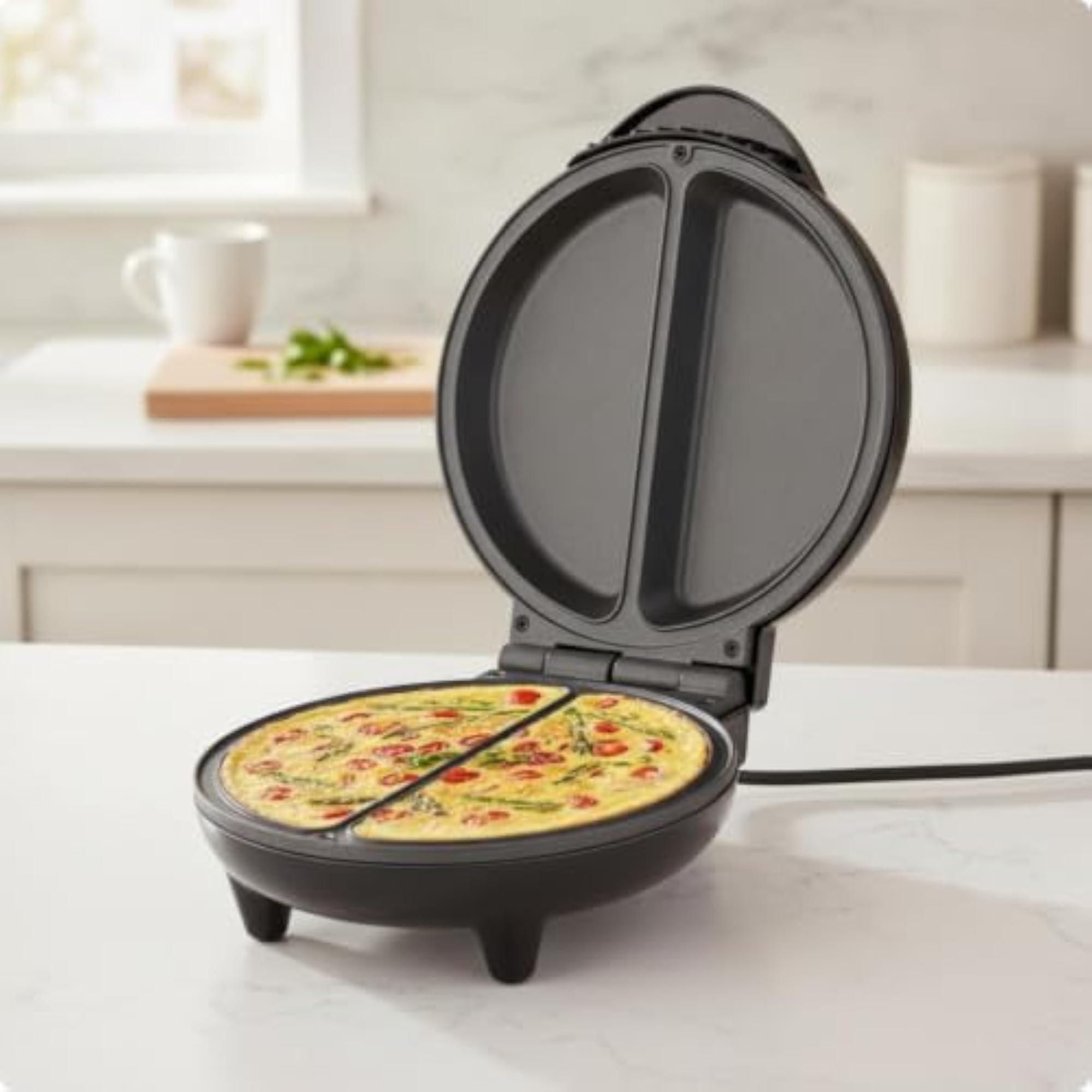 Omelette Maker with Dual Plates for Small Kitchens