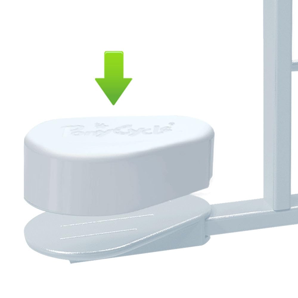 PonyCycle Pedal Pad for Model E Ride On Horse Toy - Compatible with Model E size 3 & size 4 - White