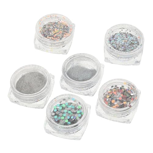 WOFASHPURET Holographic Colors Sparkly Glitter Sequins for Nail Art Iridescent Flakes for Acrylic Nails Manicure Decorations for Creative Nail Design