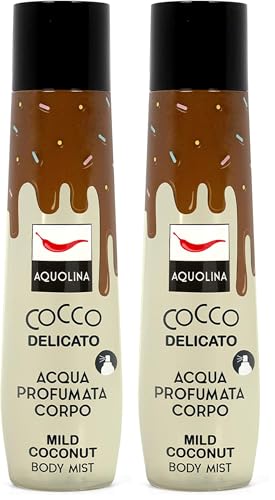 Eau corps parfumée coco Aquolina spray corporel longue durée