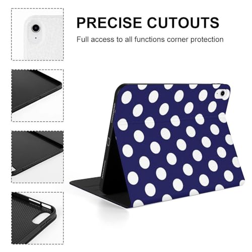 Housse tablette fine iPad 10e génération 10.9 pouces 2022 étui antichoc bleu