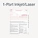 Adams 1096 Forms 2025, 1-Part Summary Transmittal Forms for 25 Recipients, Compatible with Inkjet & Laser Printers, 25 Sets per Pack, IRS Compliant (1017226)