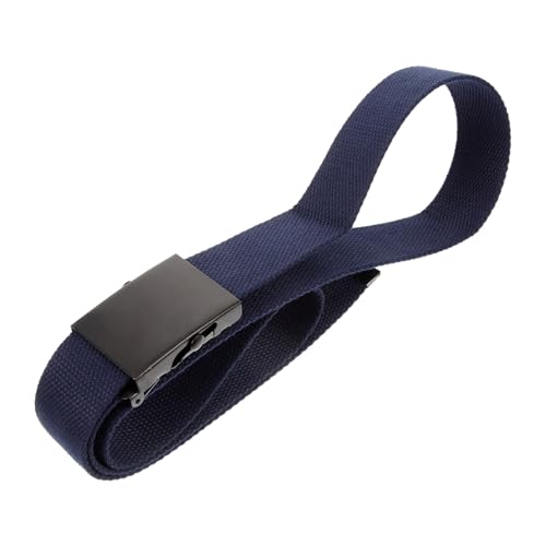 Men Canvas Waist Belt for Business and Casual Wear Belt for Jeans and Formal Attire and Comfortable Gentlemen Accessory