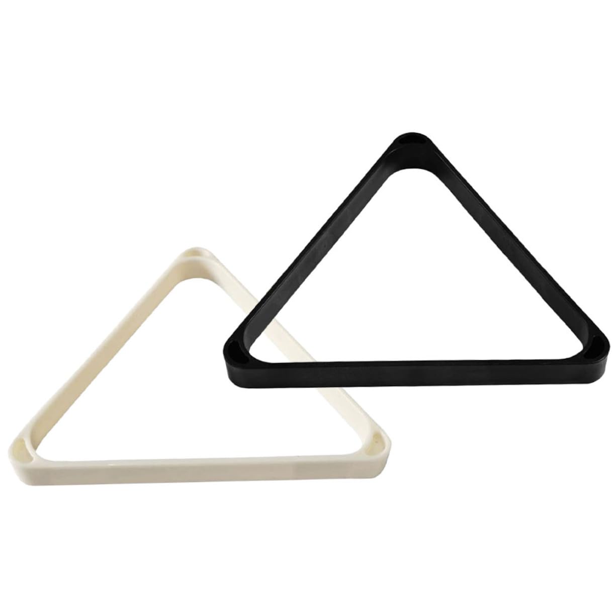 BESPORTBLE 2PCS Triangle Billiard Rack Durable Billiard Balls Holder for Home Club and Party Use Lightweight and Wear Resistant Pool Balls Rack for Enthusiasts