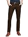 Match Mens Slim-Tapered Flat-Front Casual Pants(8025 Dark brown#2, 34W x 31L)