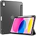ProCase Hülle für iPad (A16) 11" Generation 2025 / iPad 10 Generation 10,9" 2022 Schutzhülle mit Stifthalter Stoßfeste Smart Case Cover Auto Schlafen/Wachen -Ganz schwarz