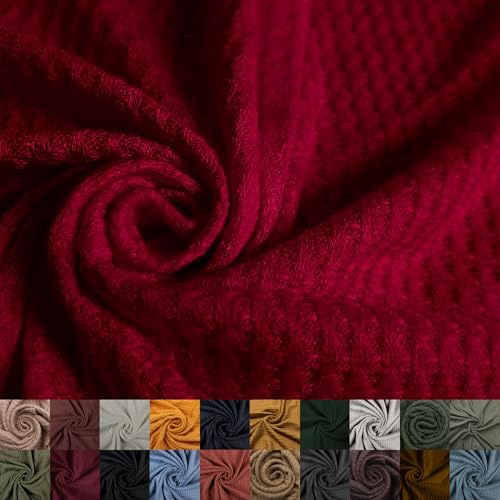 Stylish FABRIC 59' Wide Rayon Spandex Waffle Open...
