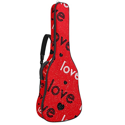 Housse pour guitare acoustique – Motif géométrique – 1 cm d’épaisseur – Rembourrage épais – Étanche – 101,6 cm – 102,6… - Les Beatles, Paul McCartney, John Lennon, RIngo Starr, George Harrison Housse pour guitare acoustique - Motif géométrique - 1 cm d'épaisseur - Rembourrage épais - Étanche - 101,6 cm - 102,6…
