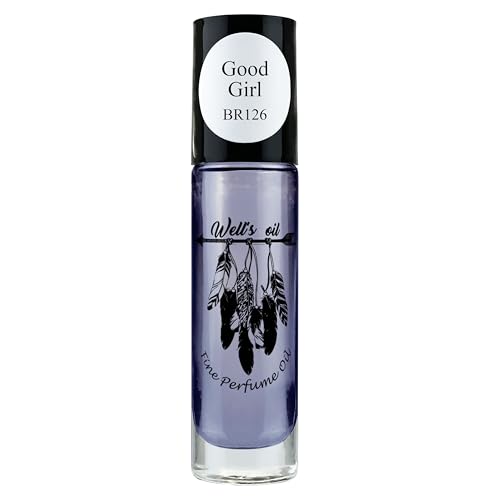 Well's Oil Roll-On Perfume Oil (Inspired by Good Girl) | Fruity, Floral & Vanilla Notes | Long-Lasting | Paraben-Free | 0.33 Fl Oz / 10 ml
