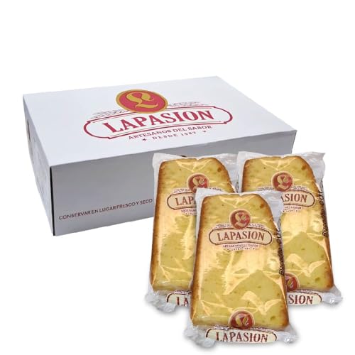 LAPASION - Bizcocho COC envuelto | Bizcochos Casero | Individual | Sobaos | Bollos caseras | Bollería | Ideales para Desayunos y Meriendas | 2 Kg