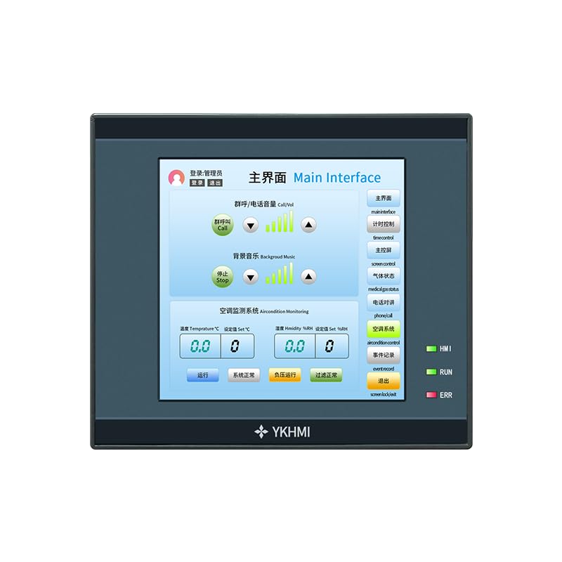 Image of 4 Inch PLC HMI All in One Integrated Programmable Logic Controller, FX1S-20MR with 12 Input 8 Relay Output, Built-in 2AD and 2DA, 2 Temparature NTC10K, 2 High Speed 100KHz (F420-FX-B)