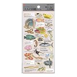 カミオジャパン シール 大人の図鑑シール 暖海の生き物 228114