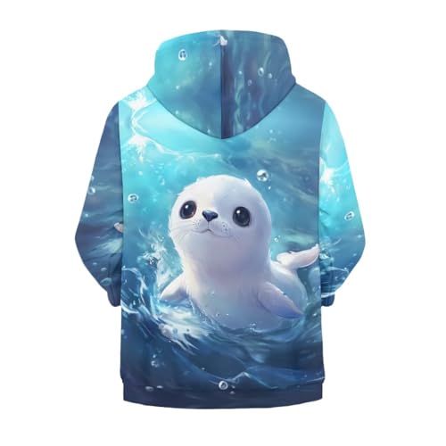 Cozeyat Kids Long Sleeves Hooded Hoodies with Pockets,Softy Sweatshirts Coat Casual Jaccket,Size S-XL2