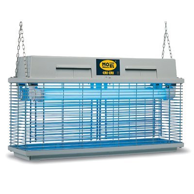 Mo-El Piège à insectes électrique UV-A CRI 308E pour les grandes pièces, à l'extérieur et à l'intérieur
