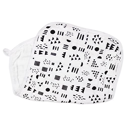 HonestBaby Unisex Baby Multipack Woven Burp Cloths Soft Absorbent Multi-Layered 100% Organic Cotton2
