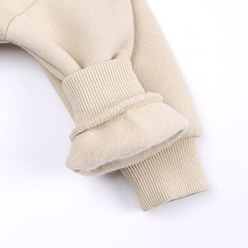 Image of MYGBCPJS Youth 2PCS Jogger Outfits Set Fleece Hooded + Sweatpants Boys Girls Athletic Sweatsuits Pullover Clothes