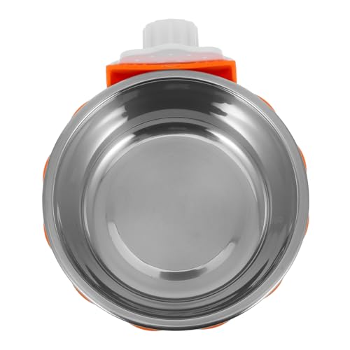 Abaodam 不??鳥食器 鳥籠用クランプホルダー付き 鳥の餌と水に 食品エンタティティ 収納スペース確保