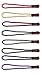 Twisted Rope Wrist Straps with Elastic Band for Walking Canes and More PURPLE