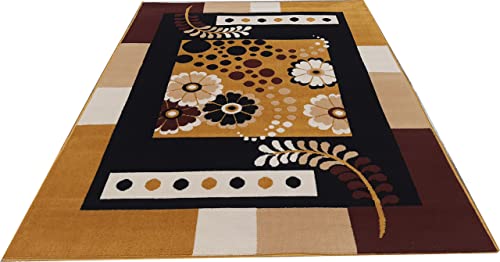 Image of Home Decore Acrylic Carpet for Your Living Room & Drawing Room Aywhere in Your Home (150x210 Yellow Colour)- 5x7 Feet