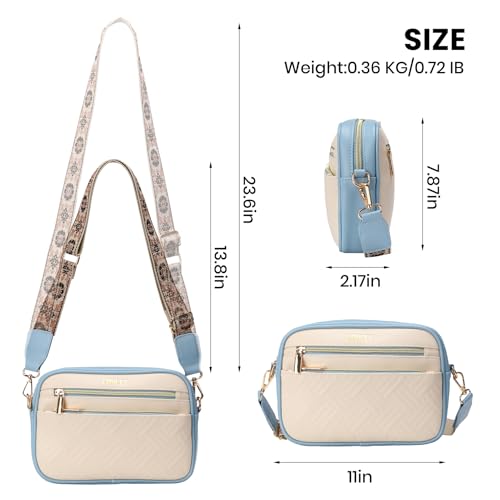 Small Crossbody Bags for Women Trendy Quilted Vegan Leather Sling Purse Shoulder Handbags with Adjustable Strap2