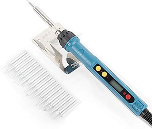 Soldering 2019 CXG 110W Sleep Function LCD Digital Thermostat Adjustable Electrical Soldering Iron For Phone DIY PCB Repair Soldering - (CN, Color: D110W Set, Plug Type: EU)