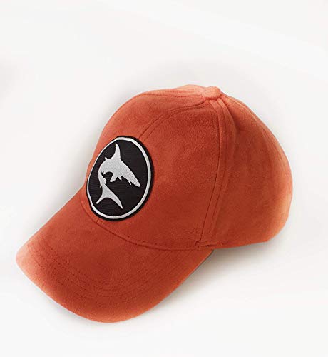 Casquette sport femme orange en suédine style vintage pour le soleil