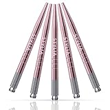 Microblading Supplies Pink Light Manual Tattoo Eyebrow Pens For Permanent Makeup Supplies | Durable Aluminum Pen With Lock-Pin Tech & Ergonomic Grip | Shape Brows, Fuller & Lush