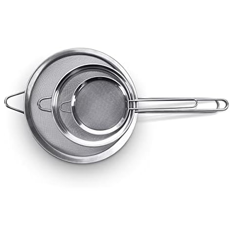 Blissify Stainless Steel Food Strainer Set Cover