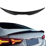 SCITOO ABS Spoiler for 2016-2021 for Chevrolet Malibu Trunk Spoiler Roof Lip Kit, Rear Spoiler Wing, Car Rear Spoiler Exterior Rear Spoiler Kit (Glossy Black)