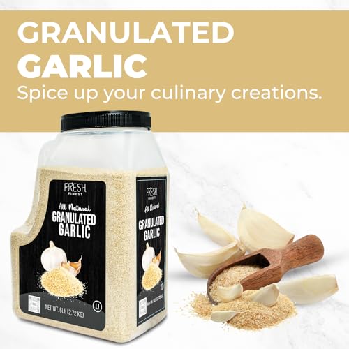 image for Fresh Finest Granulated Garlic Seasoning - Bulk 6 LB- Kosher Certified
