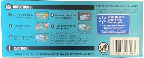 Image of Great Value Duster Refills - 12 Count, 2 Pack, 24 Count Total - Dirt, Dust & Hair Trapping Fibers