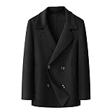 Composition : Ce blazer pour homme est composé à 70 % de laine de mouton, 27,3 % de polyester et 2,7 % d'autres fibres. Léger, confortable, chaud et doux au toucher, il est confectionné avec une précision digne de Savile Row (11 points de couture pour 3 cm). Ce manteau en laine double face est une pièce d'exception. Ce blazer en laine allie style impeccable et chaleur.