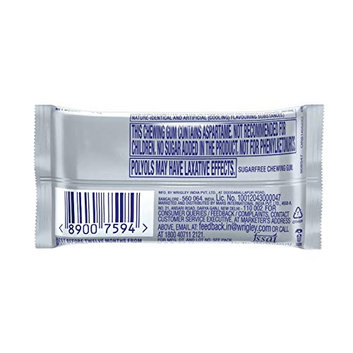 Image of Orbit Sweetmint Flavoured Sugar Free Chewing Gum, 4.4g (Pack of 96)