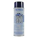 Super Solv Multi-Purpose Solvent - 16 Ounce Aerosol Can - Effective Adhesive, Spot Cleaning, and Stain Removal for Carpet &amp; Upholstery - Professional Grade Cleaner and Adhesive Remover (Pack of 2)