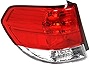 Evan-Fischer Tail Light Lens and Housing Compatible with 2008-2010 Honda Odyssey Outer Driver Side