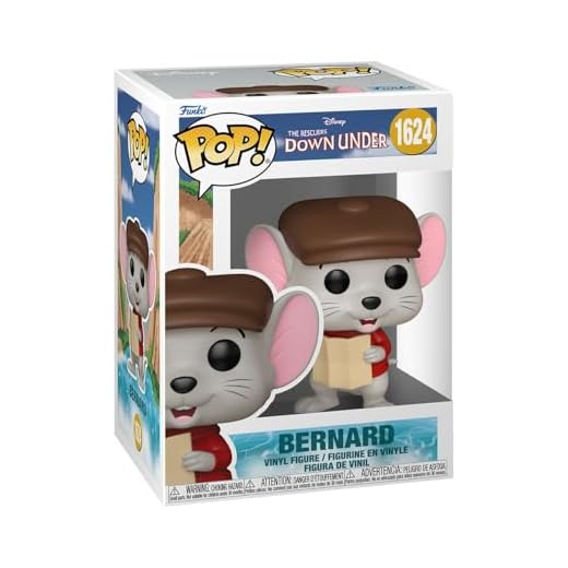 Funko Pop! Disney: Rescuers Down Under - Bernard - Figura de Vinilo Coleccionable - Idea de Regalo - Mercancia Oficial - Juguetes para Niños y Adultos - Movies Fans