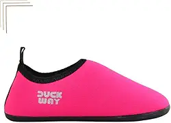 Sapatinha Tenis Infantil Antiderrapente Praia Piscina Duck Way (17/18, Rosa)