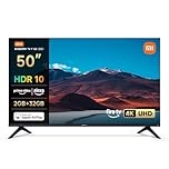 XIAOMI TV F 50, 127 cm (50 Pouces), 4K UHD, Smart TV, Fire TV, Contrôle Vocal Alexa, HDR10, MEMC, 60Hz avec 120Hz Game Boost Mode, 2Go+32Go, Compatible avec AirPlay