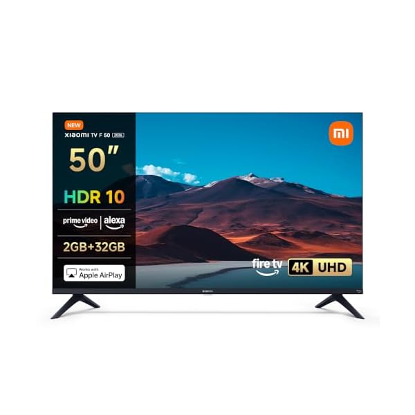 XIAOMI TV F 50, 50 Pulgadas, 4K, HDR10, 120Hz, 2GB+32GB