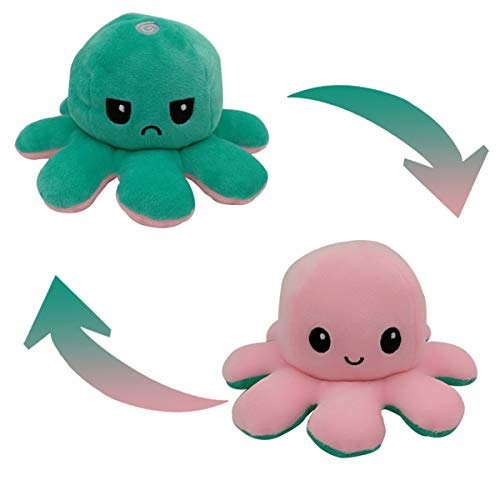 Peluche de Pulpo Reversible-Bonitos Juguetes de Peluche, muñeco de peluche juguetes creativos...