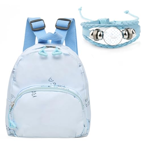 Rondlaho Kawaii PU Crossbody Bag with Handles Adjustable Shoulder Strap and Bracelet, Cute Handbag with Zipper, Wallet Purse Shoulder Messenger Bag Coin Pouch Accessories for Women Girls