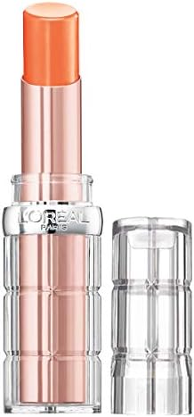 L'Oreal Paris Makeup Colour Riche Plump and Shine Lippenstift, für glänzende, strahlende, sichtbar vollere Lippen mit einem ganztägigen Feuchtigkeitsgefühl, Nectarine Plump, 2,8 g