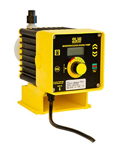 LMI Metering Pump Model C141-36. 20gph/25psi max. PVC Head and Fittings. PTFE Seal Ring. Includes tubing, Injection Valve, Foot Valve, and Weight.