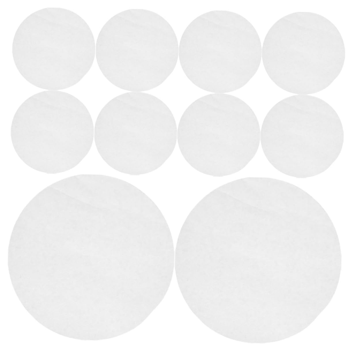 500piezas Papel De Hornear Redondo Antiadherente De Papel Para Hornear De Resistente Grasa Para Hacer Galletas y Cupcakes Freidora De Aire
