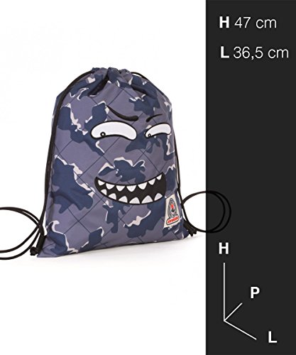 Sakky Bag - INVICTA - OLLIE FACE - sacca sport e