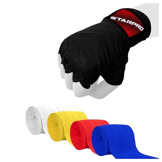 Starpro Boxbandagen | Elastische Boxbandagen mit Daumenschlaufe | 2,55m, 3,5m und 4,5m | Für MMA, Kickboxen, Boxen Sport und Kampfsport | Herren, Frauen & Kinder | Langlebige Handgelenk Bandagen
