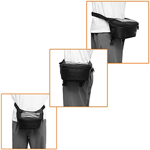 Alforjas universales para motocicleta Heinmo, bolsa impermeable para manillar con pantalla táctil para teléfono móvil, compatible con GTS, LX, LXV, Sprint, Primavera 50/125/250/300/300ie/250ie y scooter miniatura 5