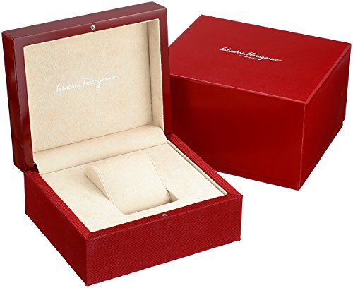 Salvatore Ferragamo Men's 'Time L.E' Swiss automatic Stainless Steel and Leather Casual Watch, Color:Brown (Model: FFU010016)4