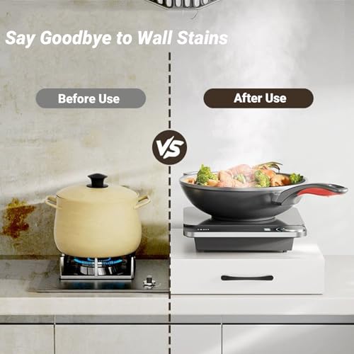 Noodle Board Stove Cover with Handles, Gas Stove Cover Board Carbon Steel Stove Top Covers for Gas and Electric Stove Range Expanding Kitchen Space (White, 15.7Lx19.7Wx2.7H)