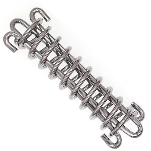 Esforzarse Guinzaglio per Cani, Molla in Acciaio Resistente, Fibbia Fissa, Molla Ammortizzante